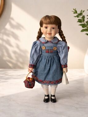 Charming Camille Porcelain Doll